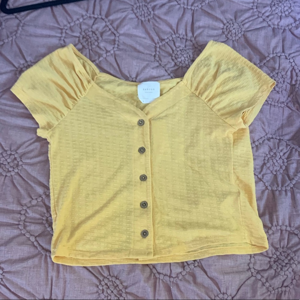 Yellow Shirt with buttons